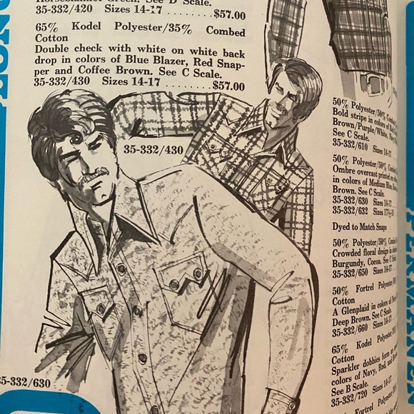 Vintage 1973 Mens Clothing Wholesale Catalog By Washington Manufacturing Co - Picture 5 of 12